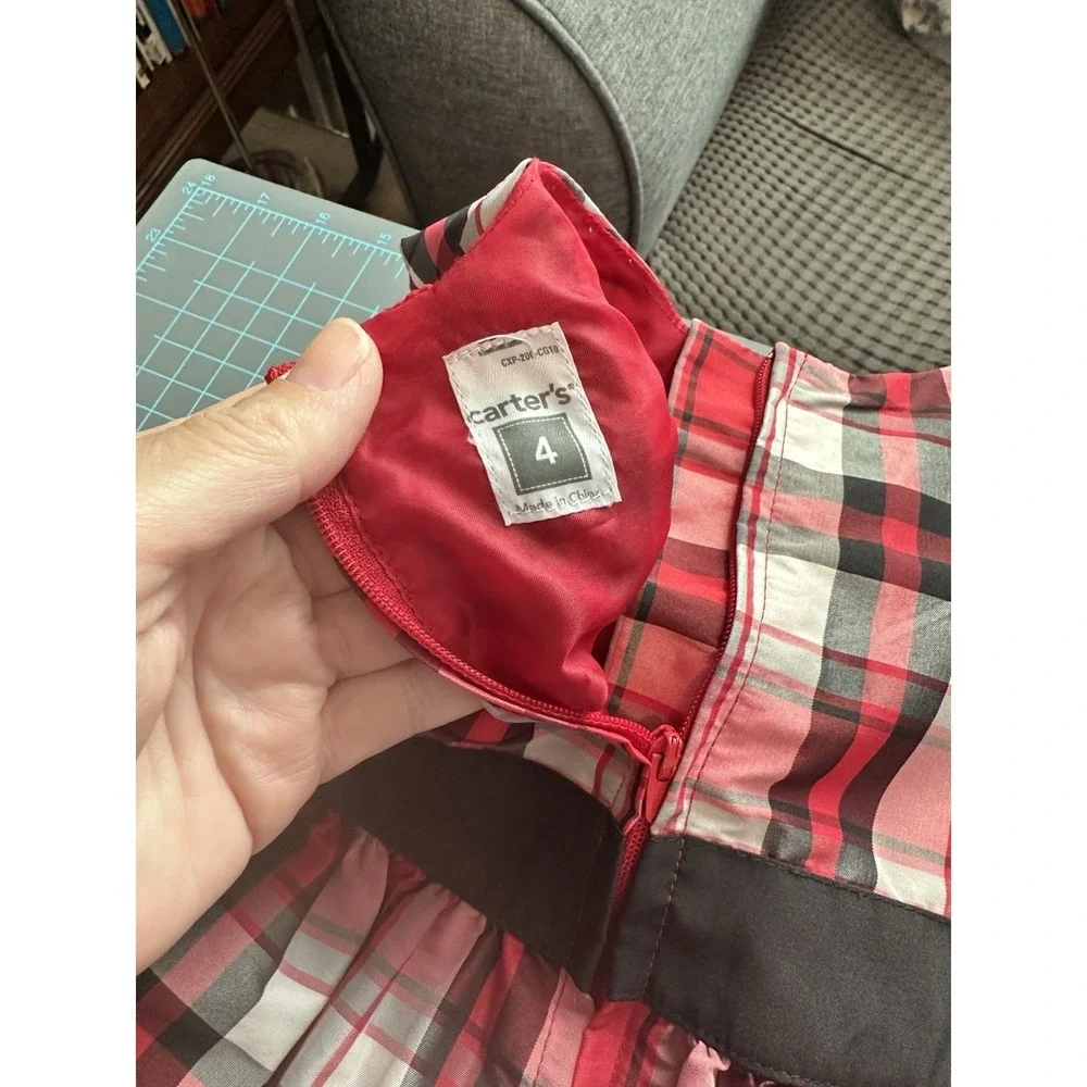 CARTERS BABY GIRLS PLAID DRESS ME UP‎ 4T